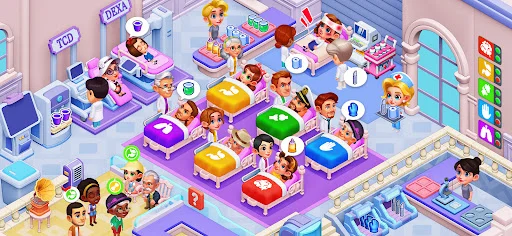 Hospital Madness ڈاؤن لوڈ کریں – ڈاکٹر بنیں اور کلینک بنائیں - Screenshot 12
