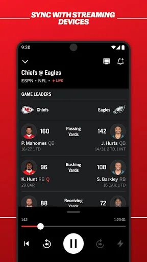 ESPN ایپ ڈاؤن لوڈ کریں – کھیلوں کے تازہ ترین اسکورز اور لائیو اپ ڈیٹس حاصل کریں - Screenshot 5